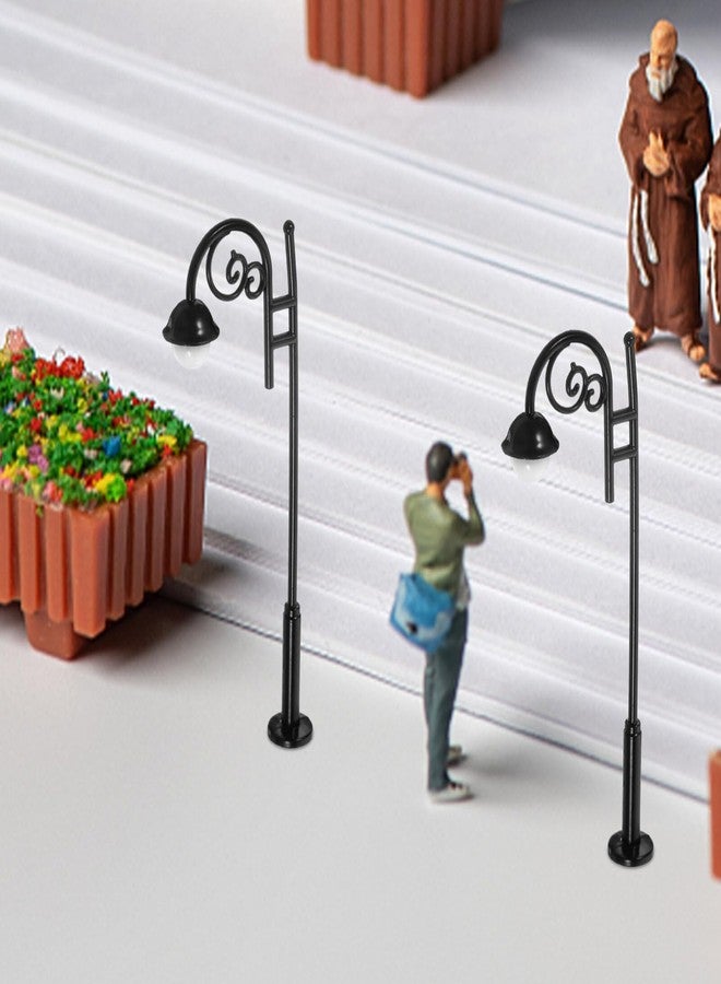 Alasum Mini Street Light Ornaments for Dollhouse 1 12 Scale Decorative Lamp Posts for DIY Village Pathway and Park Scene Layout Accessories - Image 3
